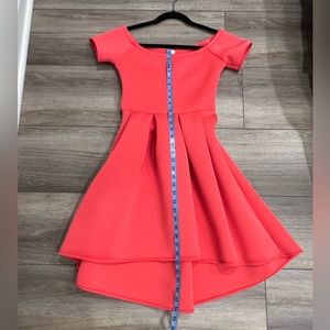 Off shoulder scuba dress Size M